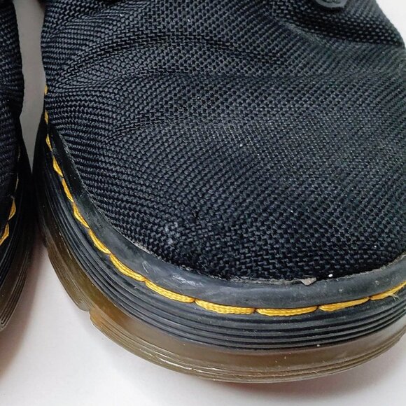 Dr Martens Bonny Black Canvas Boots Unisex Doc Punk High Top Chunky Street W6 M5 - Picture 11 of 11